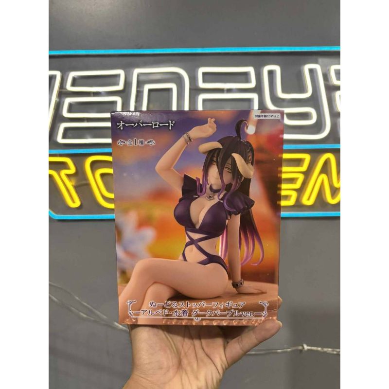 Overlord Noodle Stopper Figure Albedo Swimsuit Dark Purple Color Ver.