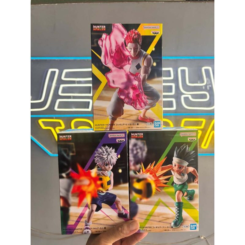 HUNTERxHUNTER Figure Gon + Killua + Hysoka Greed Island Arc (Set of 3)