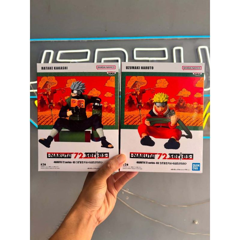 Naruto 72 Series 03 Naruto Uzumaki & Kakashi Hatake (Set of 2)