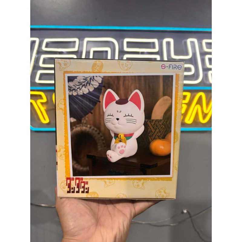 TV Anime DanDaDan Pvc Piggy Bank Figure Turbo Granny Beckoning Cat