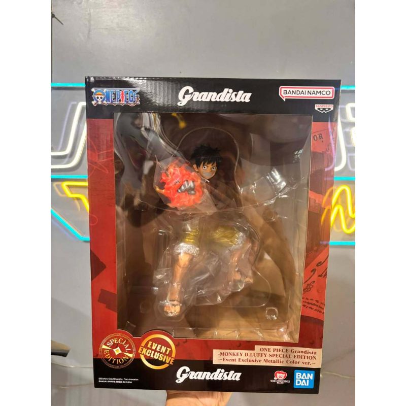 One Piece Grandista Monkey D Luffy Special Ed. Event Ex. Metallic Color Ver.